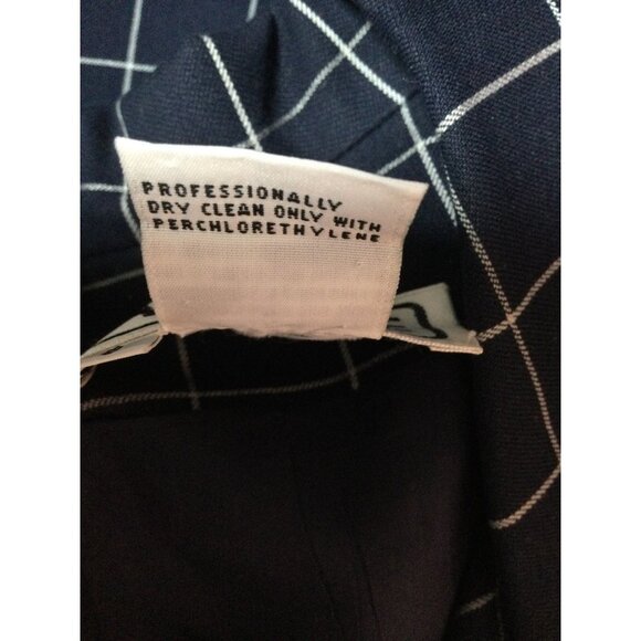 Vintage Carlisle Womens Wool Blend Suit Jacket and Skirt Set Size 8 Checkered - Picture 7 of 7